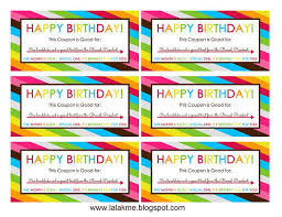 Free Printable Birthday Coupons Free Happy Birthday Cards Happy Birthday Printable Birthday Coupons