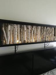 Diy Birch Tree Wall Art White Birch Wall Night Lite Birch Tree Decor Diy Home Decor Home Diy