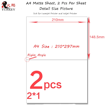 If you have your label sheets to print but need away to format the information you want printed, we can help. 100 Half Sheet Shipping Address Labels For Laser Ink Jet Self Adhesive A4 Size Sticker A4 Sheet Adhesiveadhesive Sheet Aliexpress