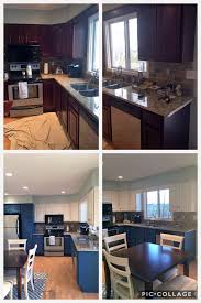 Kitchen cabinet makeover with only paint we'll never get over the miraculous power of a paint job. Kitchen Cabinet Makeover In Gf Custom Mixed Milk Paint Colors General Finishes Design Center