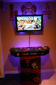 The monitor is key for an awesome mame cabinet i used an old 21inch crt tv because it was free and it fit perfect in the cabinet. Custom Mame Arcade Running Hyperspin Emulator Video Game Rooms Arcade Room Diy Arcade Cabinet