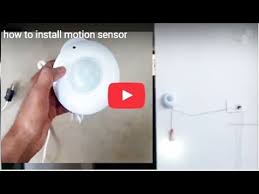 This application has an alarm indication. How To Install Motion Sensor At Home Youtube