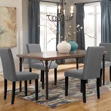 The dining room table is where friends and family come together over a bountiful meal to share stories, trade jokes and catch up. Walnew Set Of 4 Modern Upholstered Dining Chairs With Wood Legs Gray Walmart Com Walmart Com
