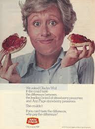 1977 Ann Page Preserves Gladys Wolf A&P Grocery vintage PRINT AD  Advertisement