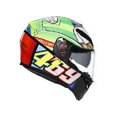 Aerodynamics are fantastic and move the air. Agv K3 Sv Rossi Mugello 2017 Kostenloser Versand Rucksendung
