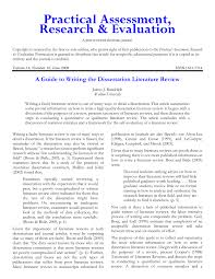 Literature review definition of genre a literature review is a critical analysis of a segment of a published body of knowledge through summary, classification, and comparison of prior research studies, reviews of literature, and theoretical articles (university of wisconsin writing center). Pdf A Guide To Writing The Dissertation Literature Review