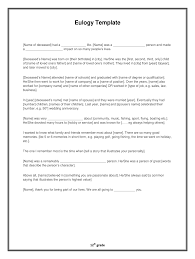 His father and chremes on their return were highly indignant. Eulogy Template Fill And Sign Printable Template Online Us Legal Forms