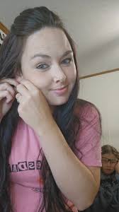 She liked the end look. She really questioned me about using my fingers  instead of my makeup brushes. 😅 #xodanigirlxo #makeup #90sbaby  #millennialsoftiktok #millennial #beautytok #raisinggirls ...