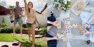 A tip for these times: 14 Yard Games To Enjoy Outside While Social Distancing Outdoor Games To Play Yard Games Fun Outdoor Games