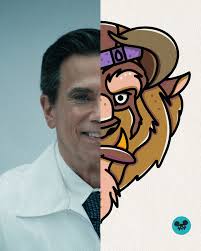 Did you know Disney has a connection to Severance? The actor who plays Dr.  Mauer also voices the Beast. So I drew this subtle reference to both. But  when you think about