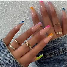 Nail art stickers for women nail art supplies, 12 sheets flower water transfer nail decals sunflower daisy nail decals nail art accessories summer diy nails design for acrylic nail decorations 12 count (pack of 1) 26 Cute Spring And Summer Nails For 2021 Mom S Got The Stuff