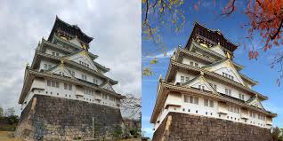 The castle is one of japan's most famous landmarks and it played a major role in the unification of japan. Osaka Castle Japan Postprocessing