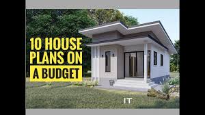 Good lighting, quality furnishings like dhurries, and wallpaper. 10 Modern House Plan You Can Build On A Budget Youtube