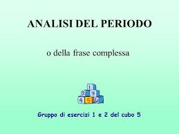 Può essere costituito da una sola proposizione (anche di una sola parola) o da più proposizioni ( ? Analisi Del Periodo O Della Frase Complessa Ppt Video Online Scaricare