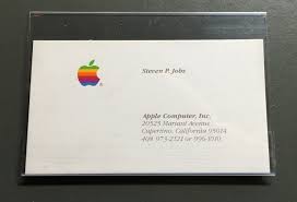 Your details are immediately placed into a contact's phone and will result in more sales. Someone Just Paid Over 6 000 For A Steve Jobs Business Card Macrumors