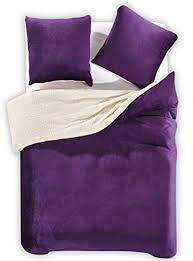 Check spelling or type a new query. Purple Winter Bedding With 1 Pillowcase 80x80 2 Part 3 Piece Faux Sheepskin Fluffy Duvet Covers Sets Of Bedding Bed Linen Set 2x Pillowcases 80 X 80 Microfibre Cosy And Soft Amp Cuddly Purple
