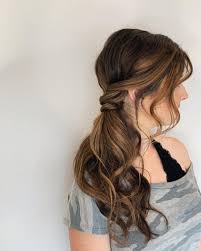 Furthermore, adding a white blossoming. 15 Cute Ponytails With Bangs To Copy For 2021