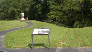 Improvements were made to the grave to protect it as there were many accidents here before doing so. Braddock Grave U S National Park Service