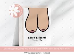 Saggy Breasts Card - Etsy Israel