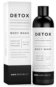 Natural Body Wash With Activated Coconut Charcoal Exfoliating Wash White Lava Aloe Vera Plant Extract As Deto Exfoliating Body Wash Best Body Wash Body Wash