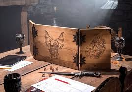 Wooden Dungeon Master Screen Rpg Games Table Top Games Dungeons And Dragons Beholder Screen Dice Games Dragon Screen Pathfinder In 2020 Dungeon Master Screen Dm Screen Dungeons Dragons Gifts