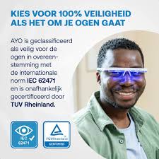 AYO+ lichttherapiebril: persoonlijke begeleiding + 'rood licht' functie