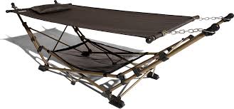 Get it now on amazon.com. Strathwood Portable Folding Hammock Uncrate