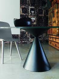 Dama Tavolo Tavolo Con Base A Doppio Cono E Piano In Ceramica Vetro Tavoli Da Pranzo Tavolo Vetro Tavolo