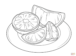 Citrus Fruits Coloring Page Free Printable Coloring Pages Fruit Coloring Pages Monster Coloring Pages Coloring Pages