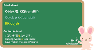 Pada saat mempelajari bahasa inggris, mengetahui perbedaan kalimat (sentence) merupakan salah satu dasar agar rumus dari kalimat nominal adalah subjek + to be + ana. Partikel O Sebagai Penanda Objek Struktur Kalimat Sop Belajar Bahasa Jepang Online Wkwkjapan