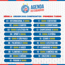 *due to the situation created by covid19, there may be changes in some of the services indicated on this website. Saiu A Tabela Do Brasileirao 2018 Esporte Clube Bahia Facebook