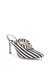 Black And White Striped Shoes Heels Langley Stripe Heel Loeffler Randall 210 Heels In 2019 Heels Black Heels Striped Shoes