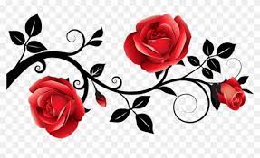 Find Hd Free Png Download Red And Black Decorative Roses Clipart Red And Black Rose Png Transparent Png To Red Rose Png Black Roses Wallpaper Rose Clipart