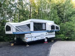 A dated coleman fairview pop up camper. Our Diy Pop Up Camper Makeover Design Ideas A Pretty Life In The Suburbs