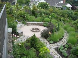 Busy At Home Lovely Use Of Herbs Phil Wood Garden Design Backyard Landscaping Garden In The Woods Garden Design