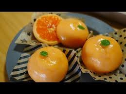 Whole Tangerine Daifuku Mochi Cake Youtube Mochi Cuisine Japonaise Cuisine