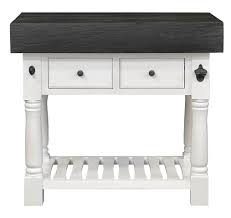 Aktualisiere deine garderobe mit neuen styles & exklusiven asos marken. Butchers Block Kitchen Island Heavy Top French White Colour With Iron Grey Top Island Furniture Co