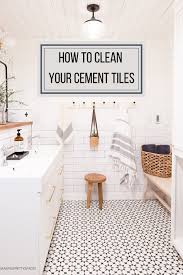 If you're experiencing the following: How To Clean Your Cement Tiles Cement Tile Cement Tile Floor Tile Inspiration
