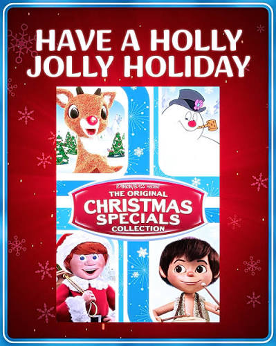 The holidays aren’t complete without Rudolph, Frosty, and Santa Claus.  🎅❄️, Relive the magic year after year when you buy The Original Christmas  Specials Collection on Digital & Disc. , Link in bio
