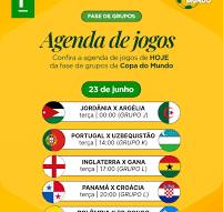 COPA DO MUNDO ⚽ Nesta terça (23), os jogos da fase de ...