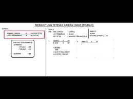 Check spelling or type a new query. Menghitung Tetesan Infus Youtube