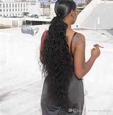 Celebrity inspired sleek low ponytail. Natural Hair Soft Sleek Ponytail With Weave 160g Drawstring Pony Tail Brazilian Ponytail Hairpiece For Black Women Human Hair Wrap Around Ponytail Ponytail Hair Wrap From Divaswigszhouli 54 42 Dhgate Com