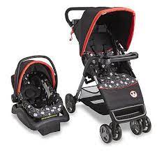 Disney Baby Stroller Travel System With Infant Car Seat Mickey Mouse Baby Strollers Travel System Baby Strollers Baby Car Seats