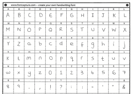 Font Capture Create Your Own Fonts From Handwriting Pcs Place