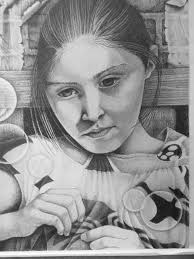 9x12 graphite sketch takes 27 hours to complete