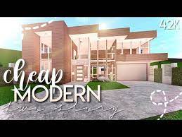Roblox | bloxburg | 10k | aesthetic house | 2 story | budget house | speedbuild + tour | aidilrdyoutube. Roblox Bloxburg Cheap Modern 2 Story House 42k Aesthetic House Build Youtube