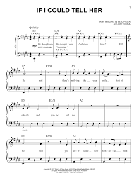 Owen was her piano / keyboard letter notes: If I Could Tell Her From Dear Evan Hansen Sheet Music Pasek Paul Easy Piano