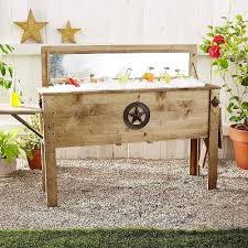 From classic wooden side tables to versatile garden stools, outdoor end tables suit every space. Outdoor Patio Cooler Cart Target