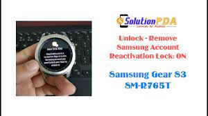 For at&t, follow the normal online unlock procedure. Remove Samsung Account Reactivation Lock Samsung Gear S3 Frontier Lte R765t T Mobile Youtube