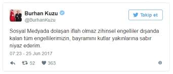 Akp'li burhan kuzu'nun attığı twitter mesajı sosyal medyada gündem oldu. Burhan Kuzu Nun Bayram Tweet I Olay Oldu Politika